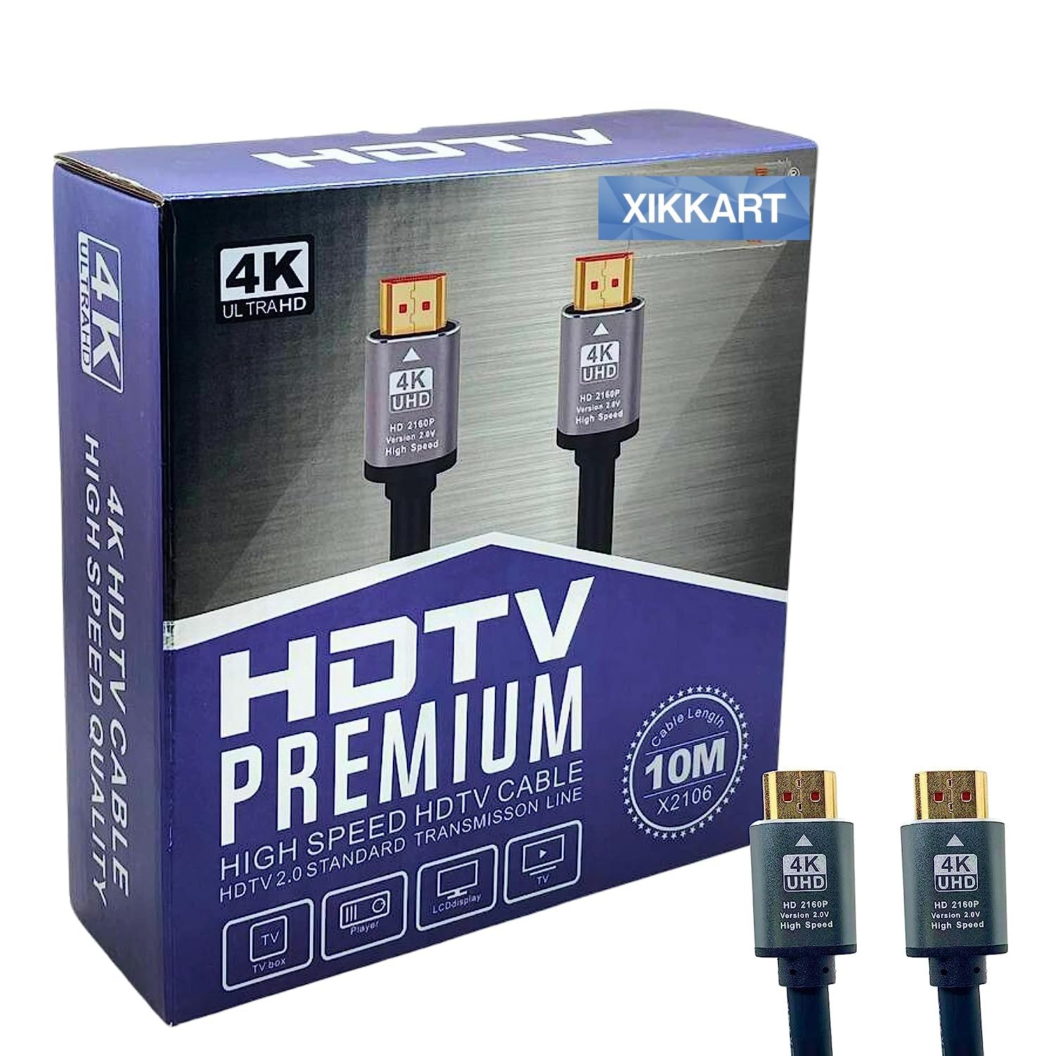 HDMI to HDMI Cable  10mtr 4k