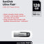 SanDisk 128GB Ultra Flair USB 3.0 Flash Drive - SDCZ73-128G-G46