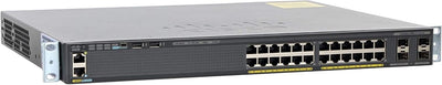 Cisco Catalyst WS-C2960X-24PS-L 24-Port Gigabit PoE+ Managed Switch with 4x SFP Uplinks | LAN Base