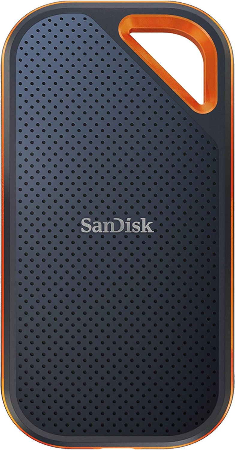 2TB SanDisk Extreme PRO Portable SSD - Up to 2000MB/s - USB-C, USB 3.2 Gen