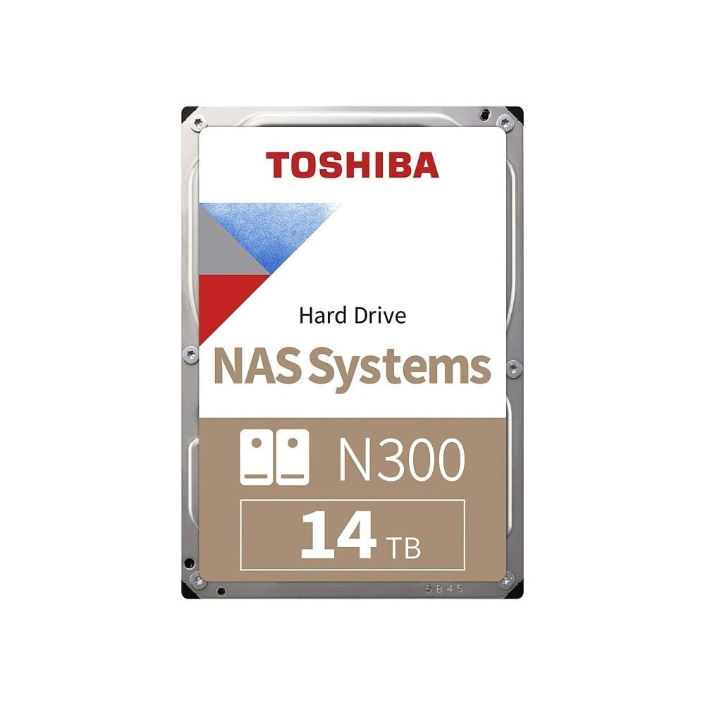 Toshiba 14TB NAS Hard Disk Drive - 7200 RPM Class SATA 6Gb/s 3.5 Inch - HDWG31EEZSTA