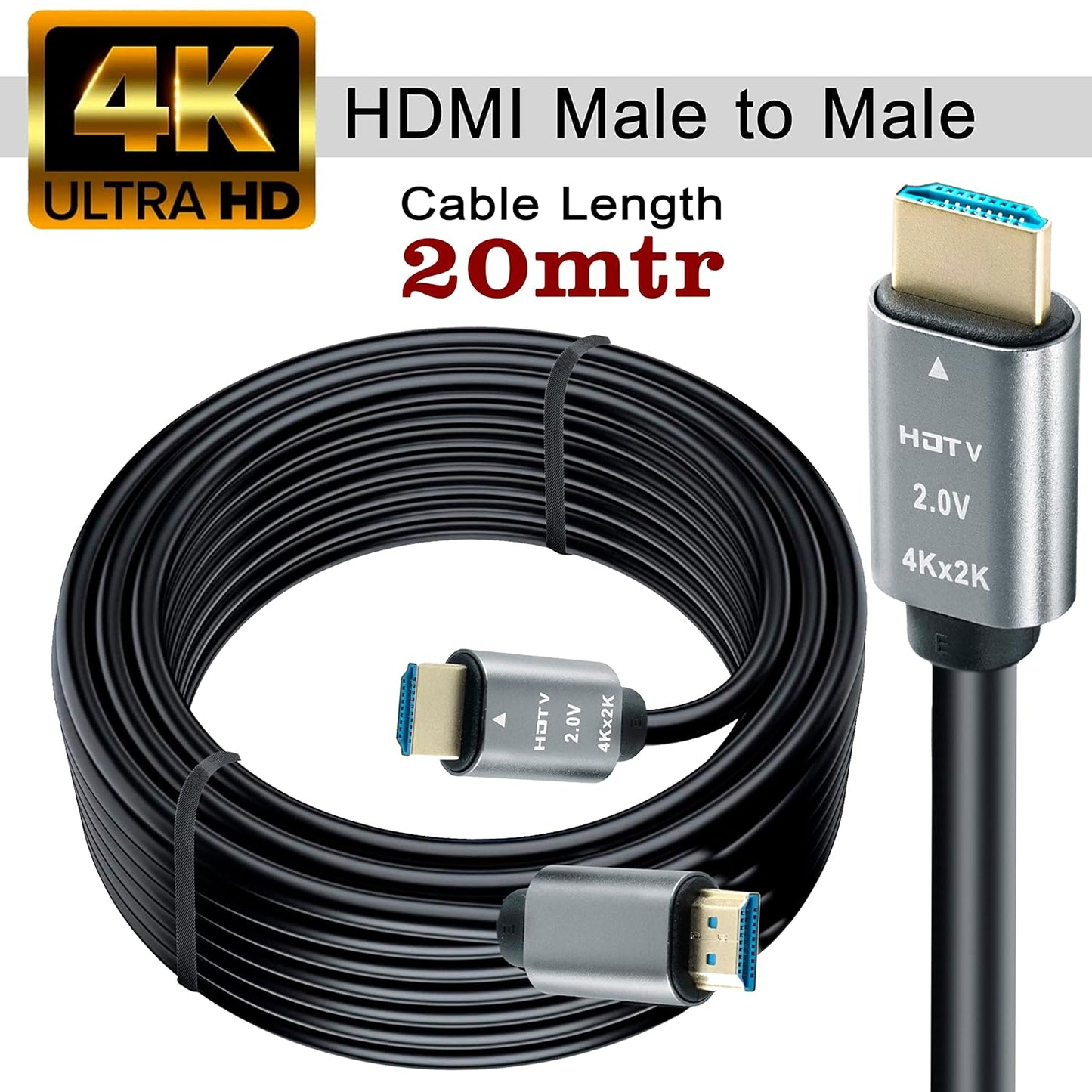 HDMI to HDMI Cable  20mtr 4k