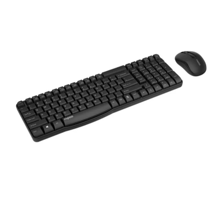 Rapoo X1800S Wireless Multimedia Keyboard & Optical Mouse AR - Black