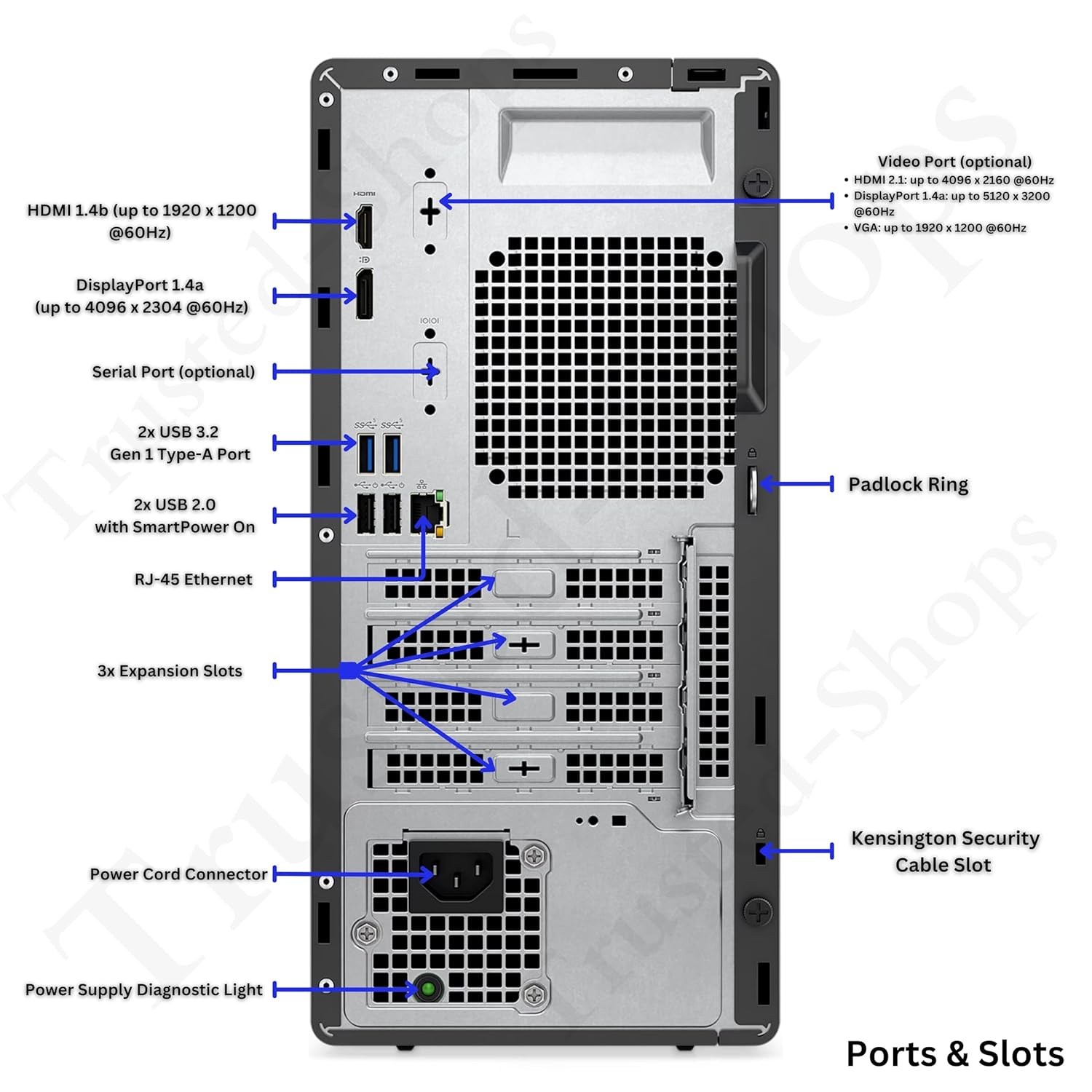 Dell OptiPlex 7020 MT,Intel Core i5-12500,8GB RAM,512GB,SSD,DOS