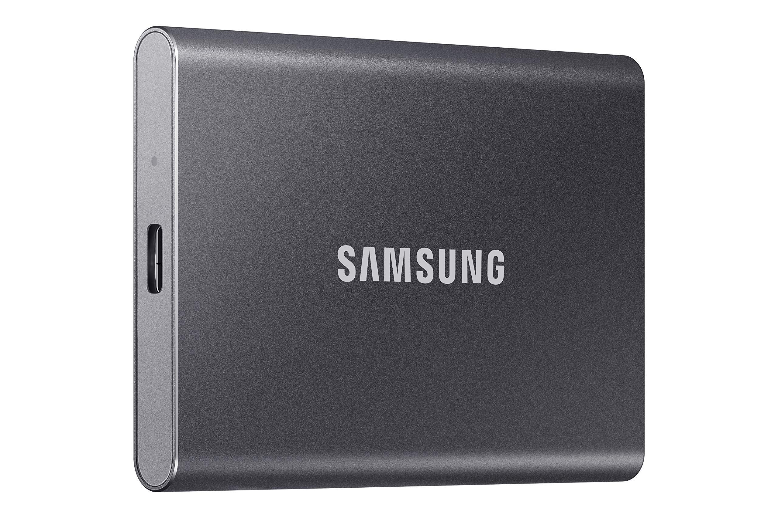 SAMSUNG 1TB External SSD  T7 Portable Grey MU-PC1T0T