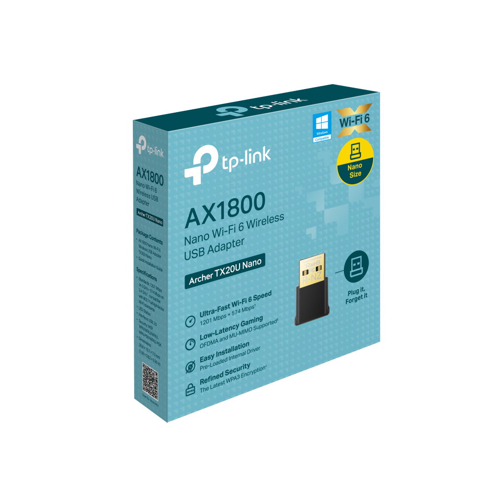 TP-Link Archer TX20U Nano AX1800 WiFi 6 USB