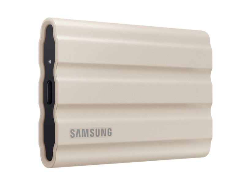 SAMSUNG 2TB External T7 Portable SSD  Shield Beige MU-PE2T0K