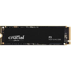 Crucial P3 500GB PCIe M.2 NVMe 2280SS SSD (CT500P3SSD8)