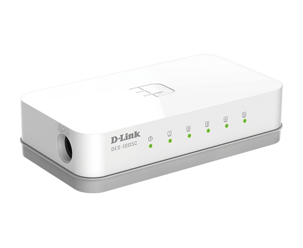 D-Link DES-1005C 5-Port 10/100 Unmanaged Switch