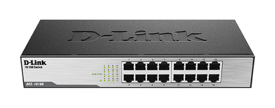 D-Link 16-Port 10/100 Unmanaged Switch DES-1016D