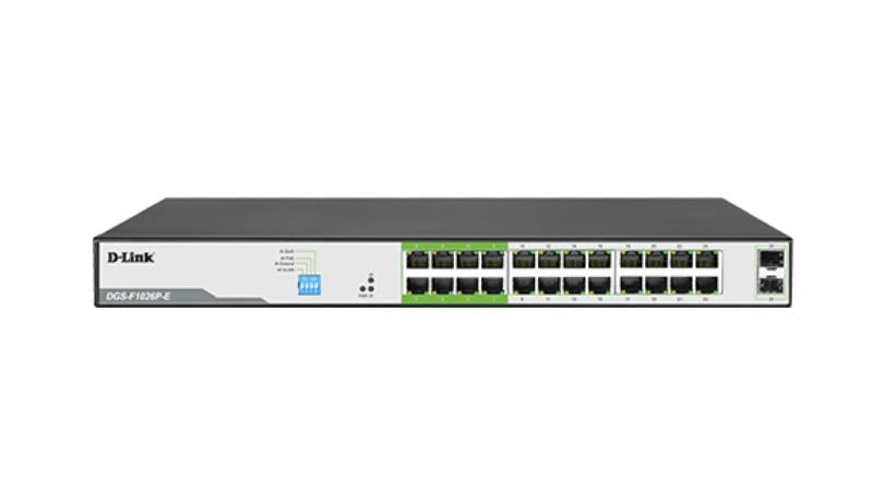 D-Link DGS-F1026P-E 24-Port Gigabit PoE Switch