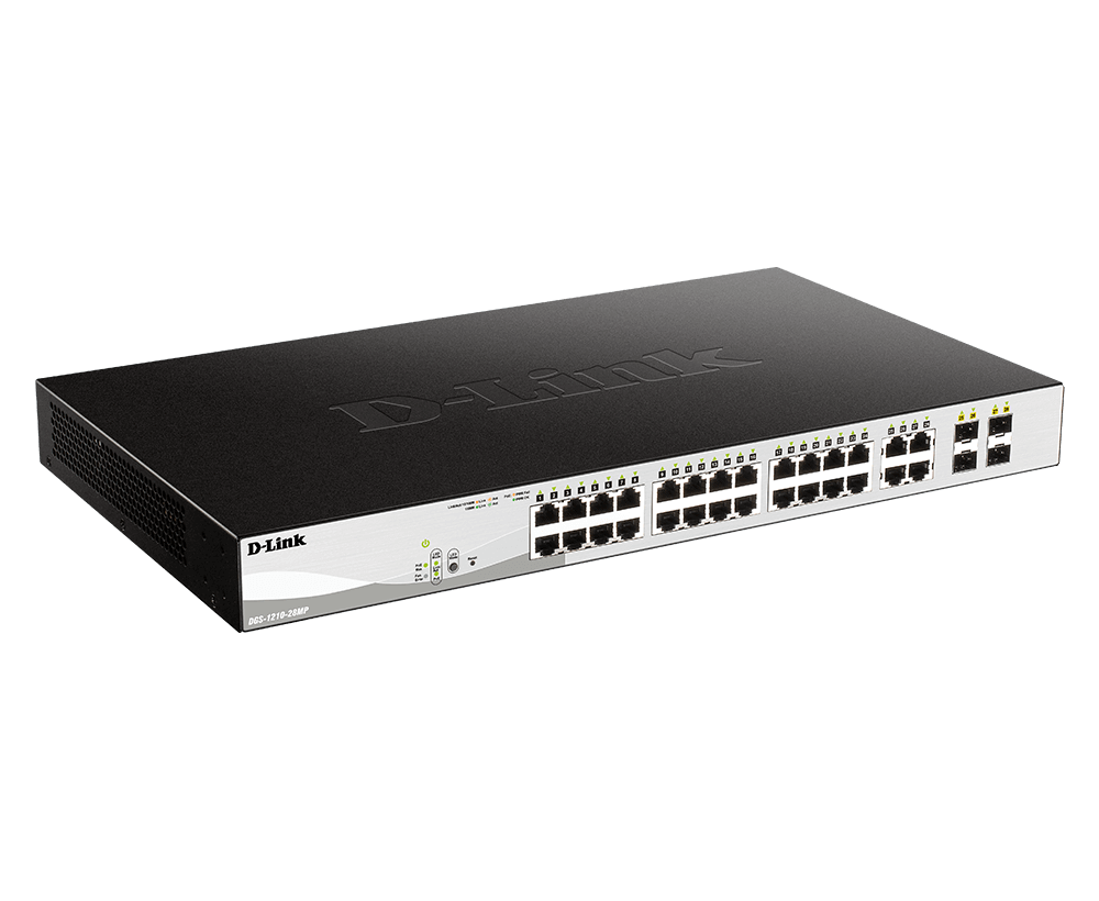 D-Link DGS-1210-28MP 24-Port Gigabit PoE Switch