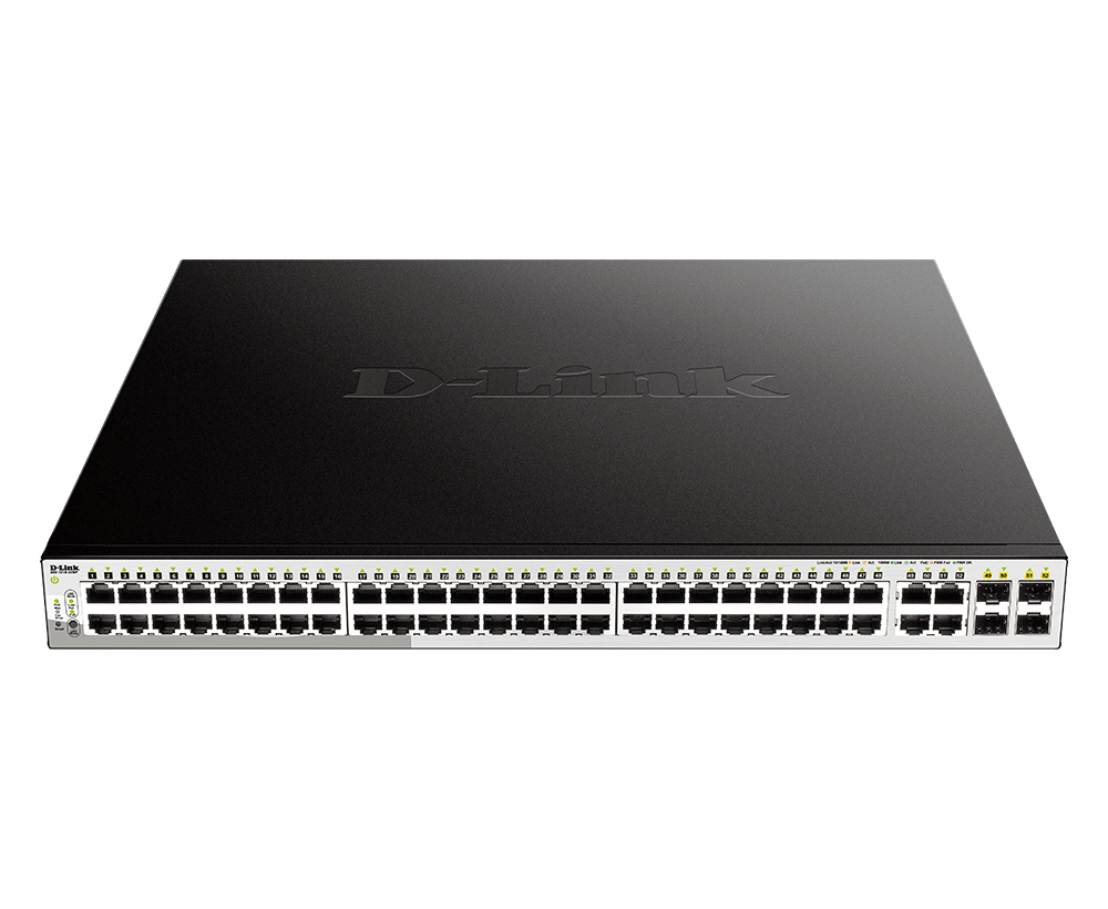 D-Link POE Switch 48Port Gigabit 4 SFP DGS-1210-52MP