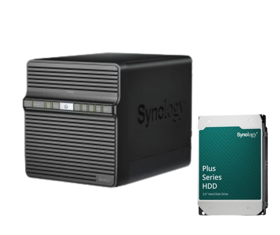 Synology 4-Bay NAS DiskStation DS423 + Hard Disk