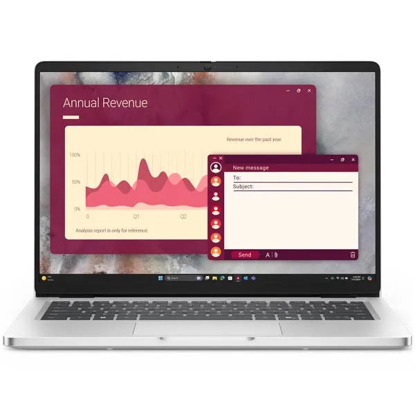 Dell Pro 14 PC14250 Laptop – Ultra 7-255U / 16GB RAM / 512GB SSD / 14″ FHD+ Screen / DOS / 1YR