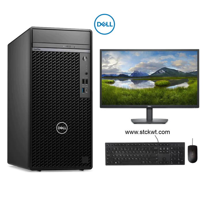 كمبيوتر Dell OptiPlex 7010 Tower، معالج Intel i5-13500، ذاكرة وصول عشوائي سعتها 8 جيجابايت، قرص صلب SSD سعة 512 جيجابايت، نظام تشغيل DOS لمدة سنة واحدة.