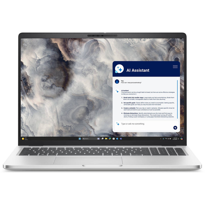Dell Pro 16 Plus PB16250 Laptop - Ultra 7-266V / 16GB RAM / 512GB SSD / 16" FHD+ Display / DOS / 1YR
