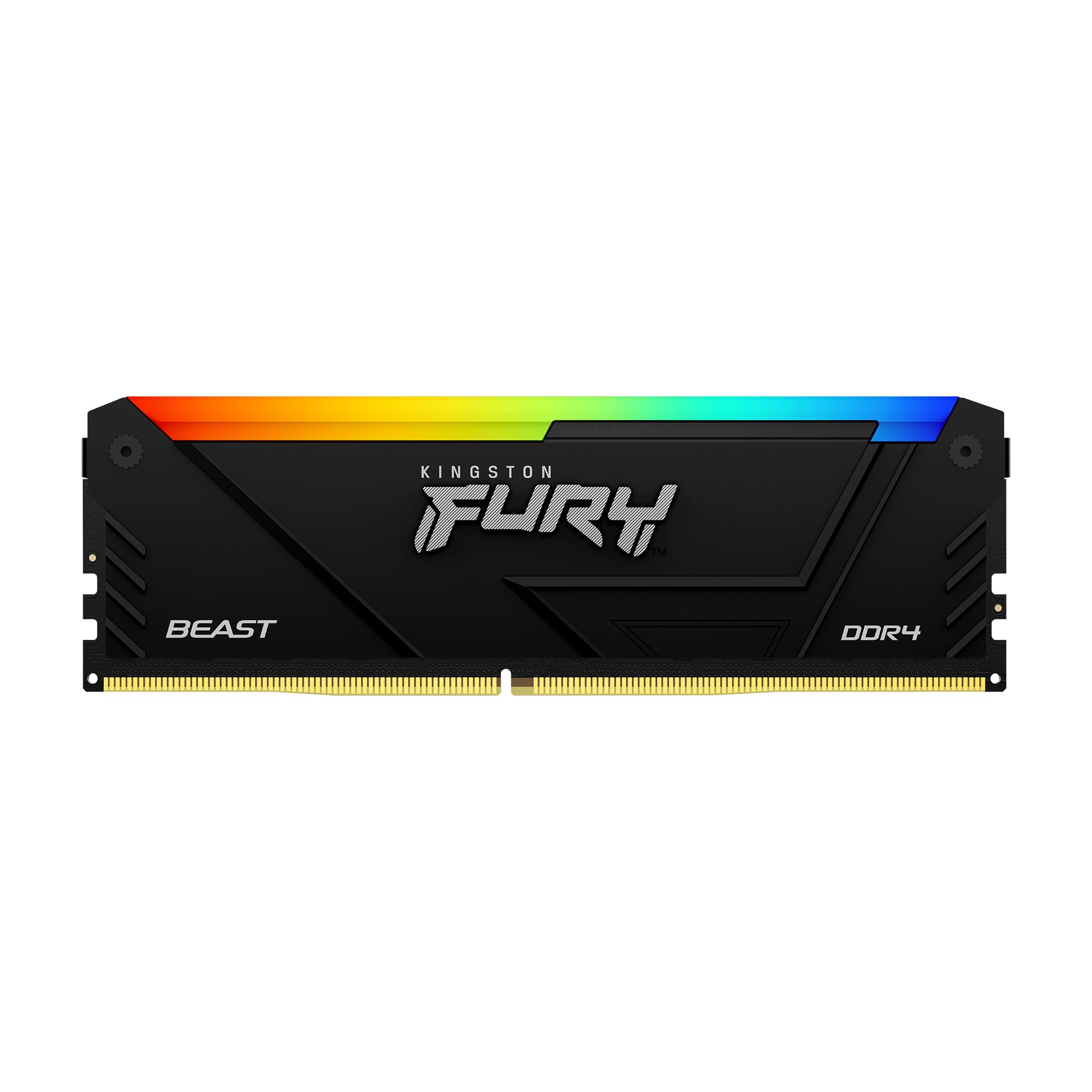 ذاكرة الوصول العشوائي Kingston 8GB DDR4 3200Mhz Fury Beast RGB لسطح المكتب (KF432C16BBA/8)