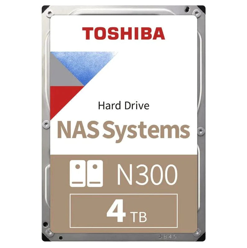Toshiba 4TB NAS Hard Disk Drive - 7200 RPM Class SATA 6Gb/s 3.5 Inch - HDWG440EZSTA