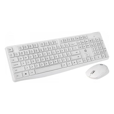 HP CS10 Wireless Keyboard and Mouse - Wireless / Arabic/English / 	White