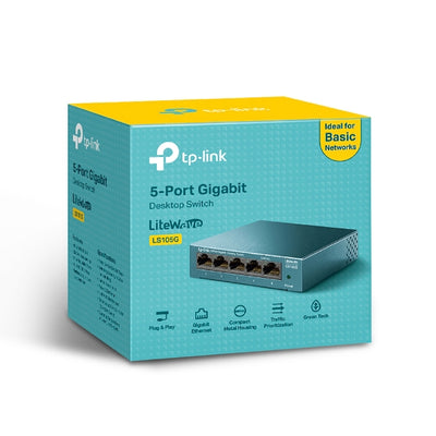 TP-Link LS105G 5-Port Gigabit Metal Switch