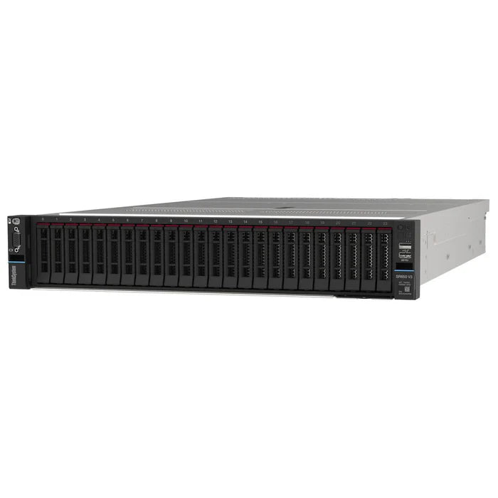 Lenovo ThinkSystem SR650 V3,Xeon Silver 4410Y 12Core,64GB DDR5 RDIMM,8 SAS/SATA,940-8i 4G,1x1100W Titanium,XCC Platinum-7D76A02QEA