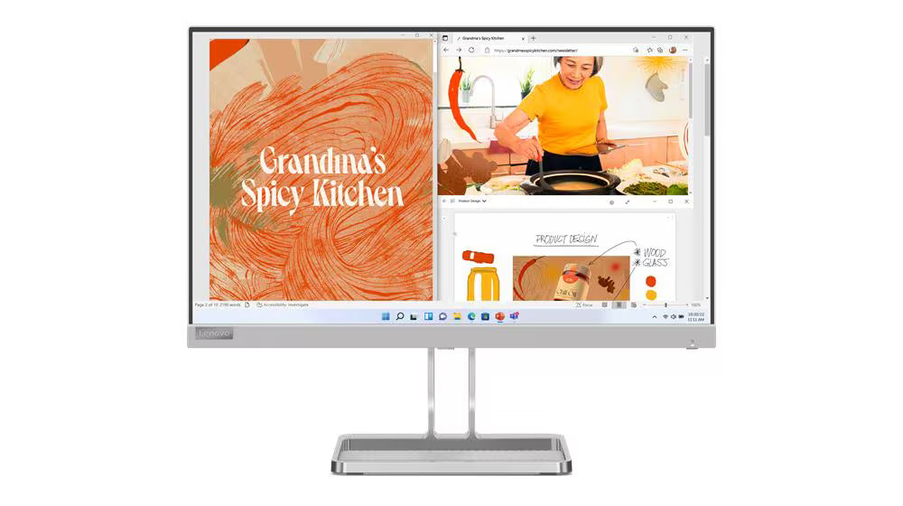 Lenovo 22" FHD IPS Monitor L22i-40 VGA,HDMI (Multimedia) (67AEKACBAE)