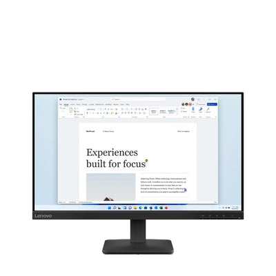 Lenovo L24-4e - 23.8" FHD IPS Anti-Glare / 4ms / Up to 100Hz / D-Sub / HDMI 1.4 / Raven Black - Monitor (68C2KAC1AE)