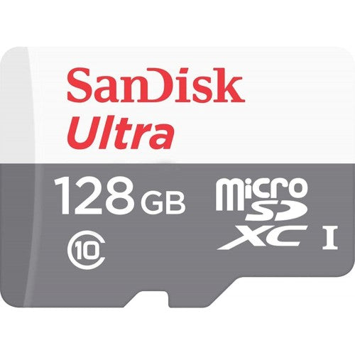 128GB Sandisk Ultra microSDHC UHS-I Memory Card (SDSQUNR-128G-GN6MN)