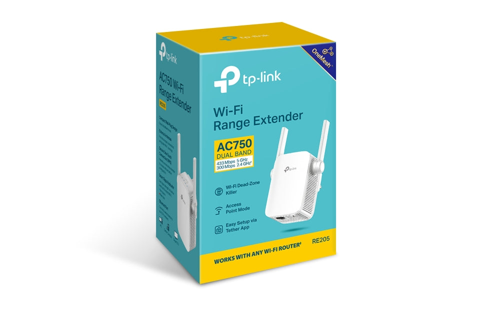 TP-Link RE205 AC750 WiFi Range Extender