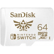 64GB microSDXC-Card,SanDisk Licensed for Nintendo-Switch - (SDSQXAT-064G-GN3ZN)
