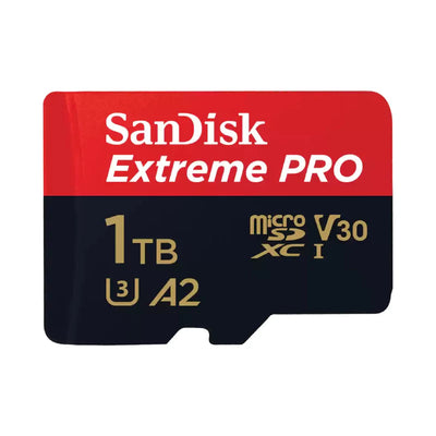 SanDisk Extreme PRO 1TB microSDXC UHS-I Memory Card with Adapter – Up to 200 MB/s