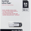 SanDisk 64GB Ultra Flair USB 3.0 Flash Drive -  SDCZ73-064G-G46