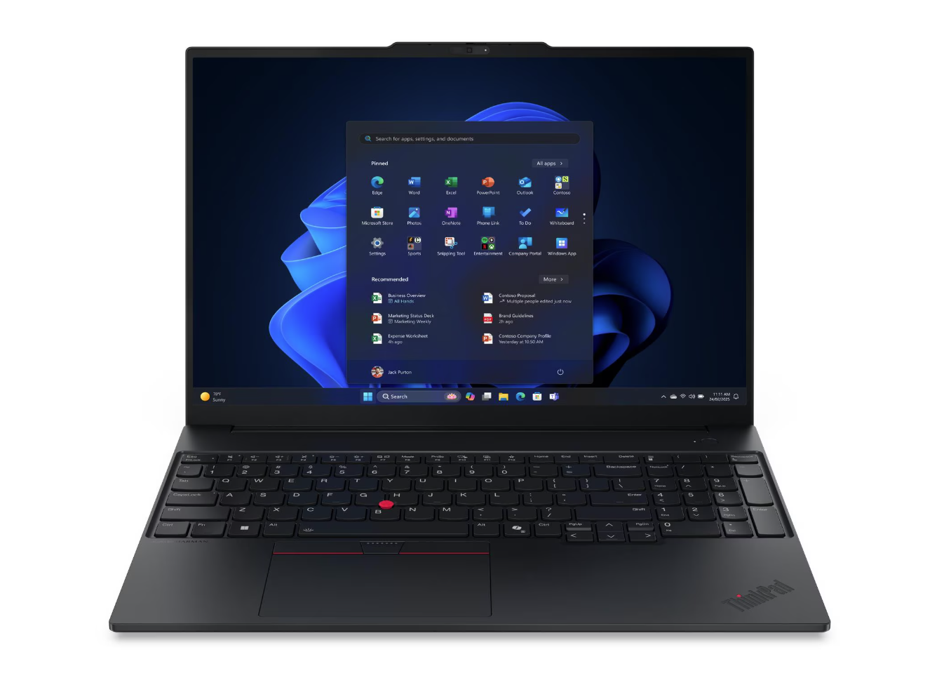 Lenovo ThinkPad E16 G3,Intel Ultra 7-255H Processor,16GB DDR5 RAM,1TB M2 2242 SSD,16