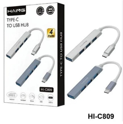 HAING HI-C809-Type-C TO USB HUB  3.0 Adapter
