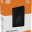 WD My Passport 6TB Portable Hard Drive USB 3.0 -WDBR9S0060BBK-WESN Black