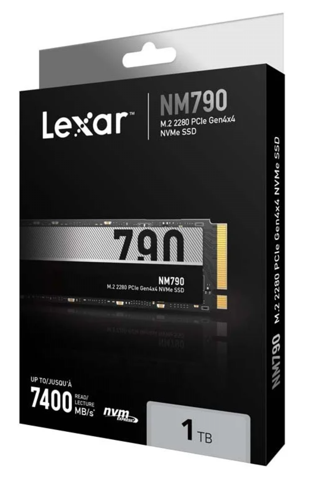 قرص صلب SSD سعة 1 تيرابايت من نوع Lexar NVME NM620 M.2 LNM620X001T