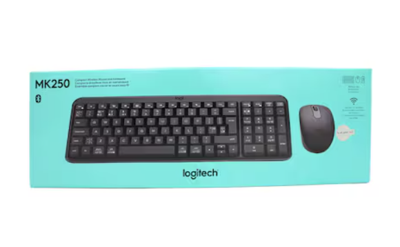 Logitech MK250 Wireless Keyboard Bluetooth Combo