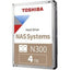 Toshiba 4TB NAS Hard Disk Drive - 7200 RPM Class SATA 6Gb/s 3.5 Inch-HDWG740EZSTCU