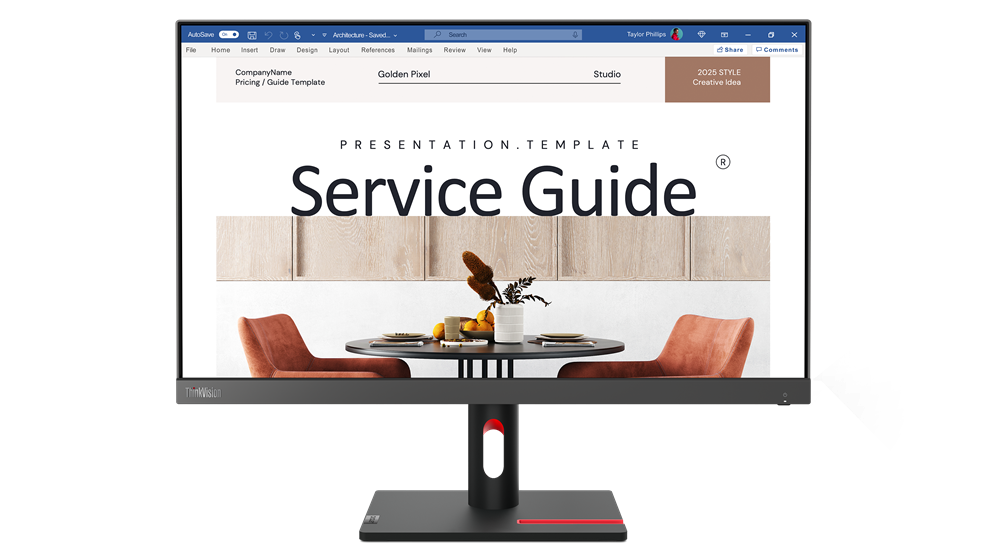 Lenovo 23.8" FHD IPS Monitor S24i-30 VGA,HDMI-63DEKAT3UK