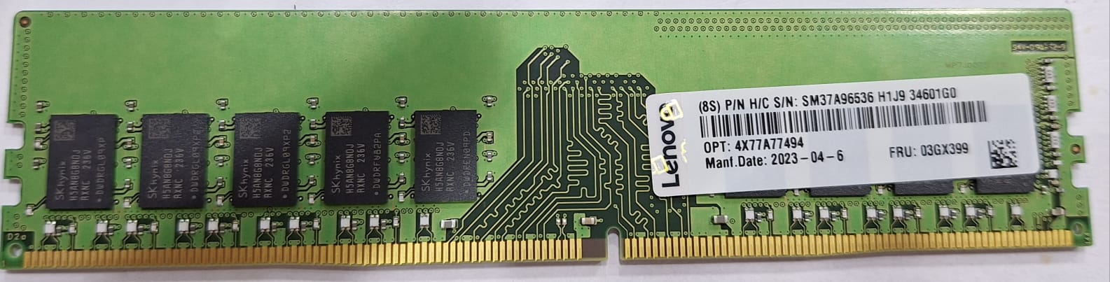 Lenovo Ram Server 8GB D4 3200Mhz TruDDR4 UDIMM