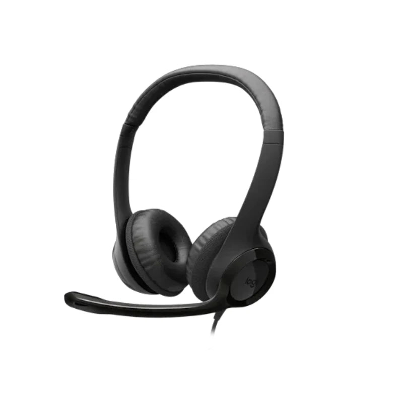 Logitech H390 USB Computer Headset - Wired USB-C / Black