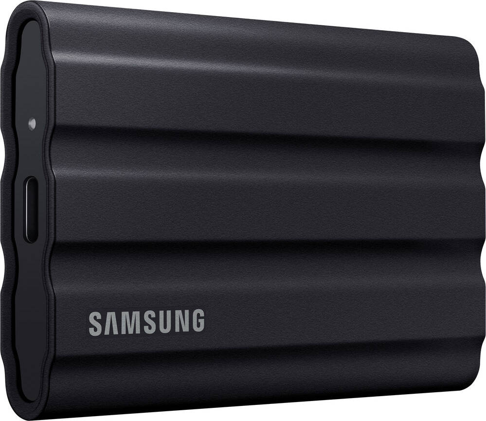 SAMSUNG 2TB External T7 Portable SSD Shield Black MU-PE2T0S
