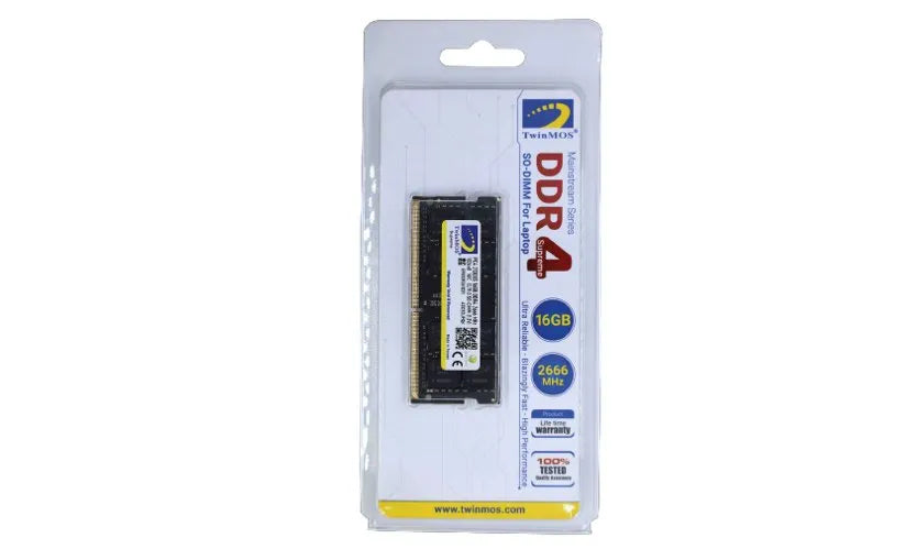 TwinMOS DDR4 16GB 2666MHz Notebook Ram (MDD416GB2666N)