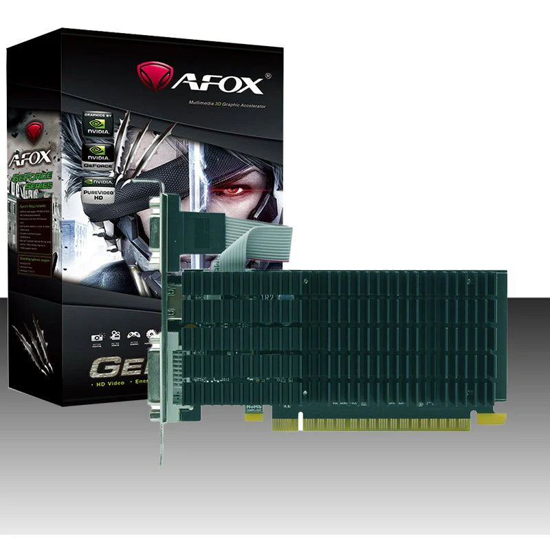 AFOX NVIDIA GeForce® GT 710 - 2GB / DDR3 / 64-Bit / PCIe / D-Sub / HDMI / DVI AFOXGT710