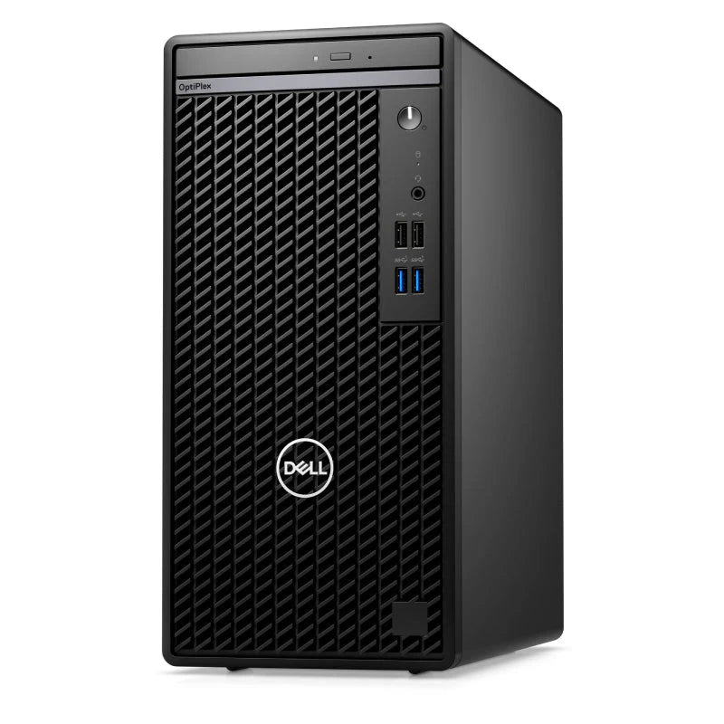 كمبيوتر Dell OptiPlex 7010 Tower، معالج Intel i5-13500، ذاكرة وصول عشوائي سعتها 8 جيجابايت، قرص صلب SSD سعة 512 جيجابايت، نظام تشغيل DOS لمدة سنة واحدة.