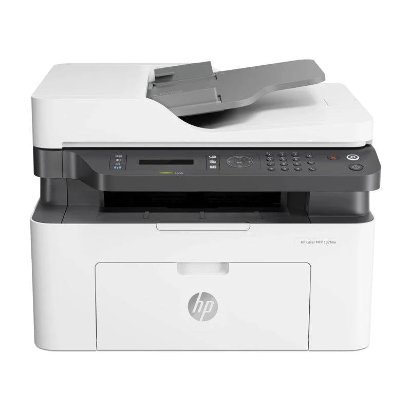 HP Laser MFP 137fnw - 20ppm / 1200dpi / A4 / USB / LAN / Wi-Fi / FAX / Mono Laser - Printer