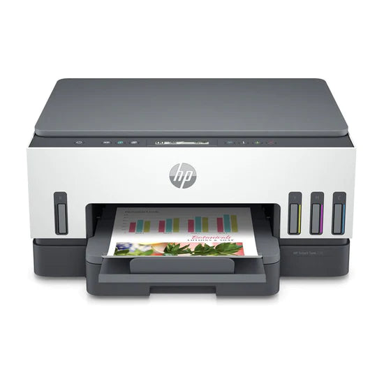 HP Smart Tank 720 AIO - 15ppm / 4800dpi / A4 / USB / Wi-Fi / Bluetooth / Color Inkjet - Printer