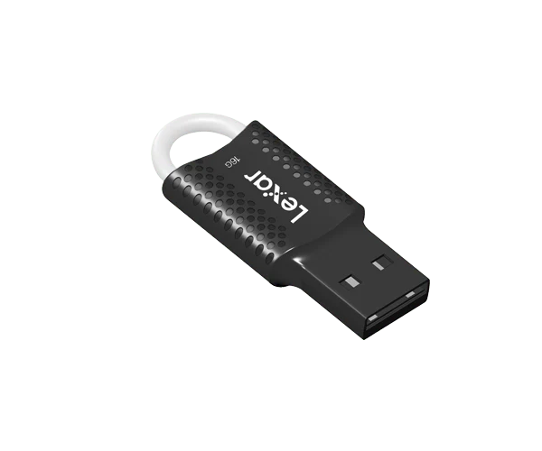 Lexar 16GB JumpDrive V40 USB 2.0 Flash Drive - Black-LJDV40-16GAB