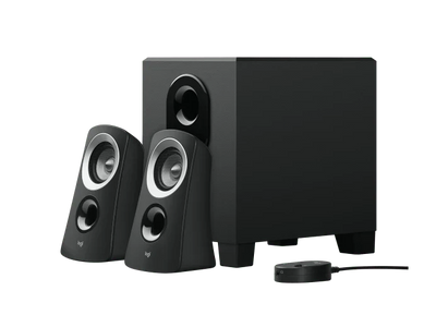 Logitech Z313 Speaker System With Subwoofer 2.1-Black